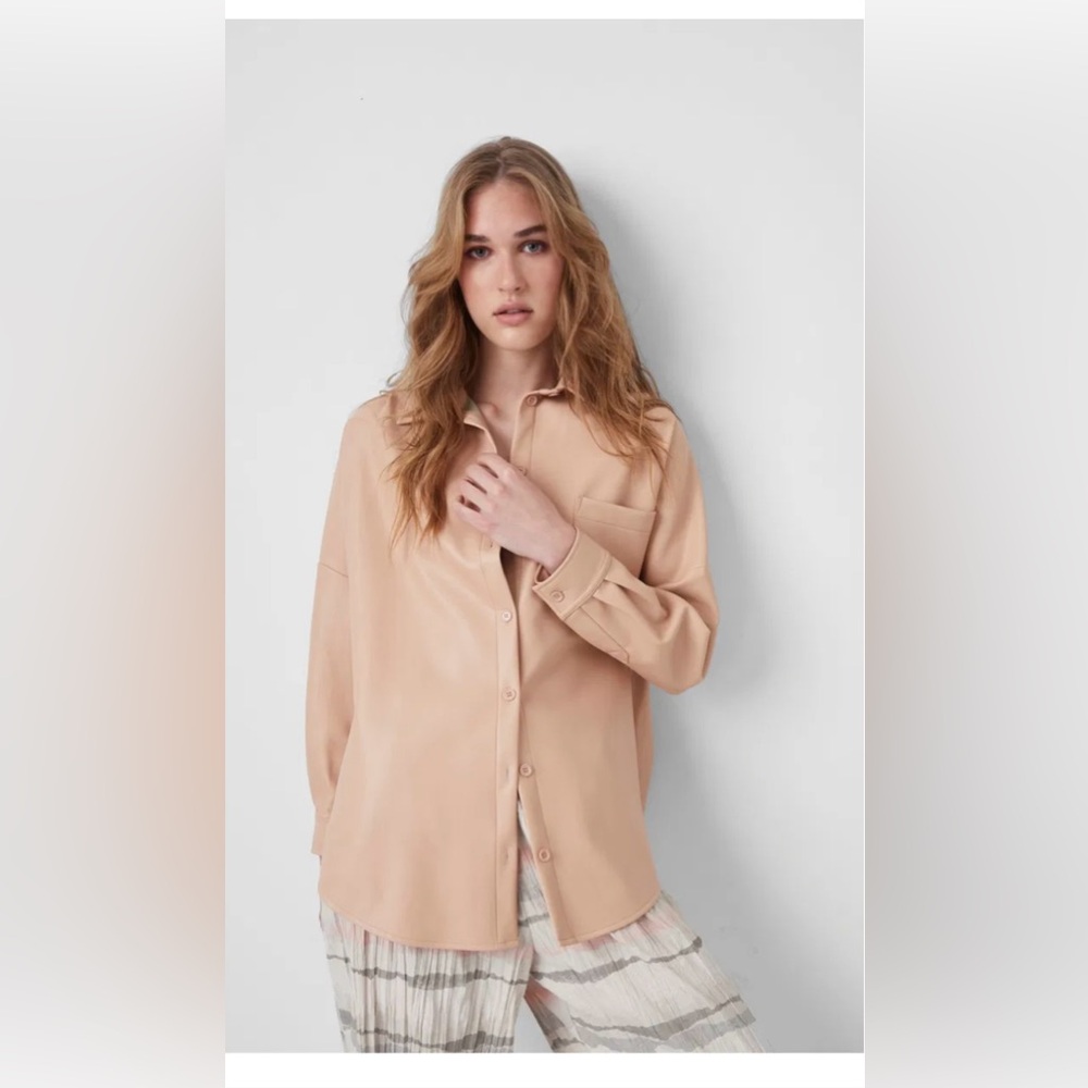 NWT French Connection Crolenda Button Down Shirt size Small